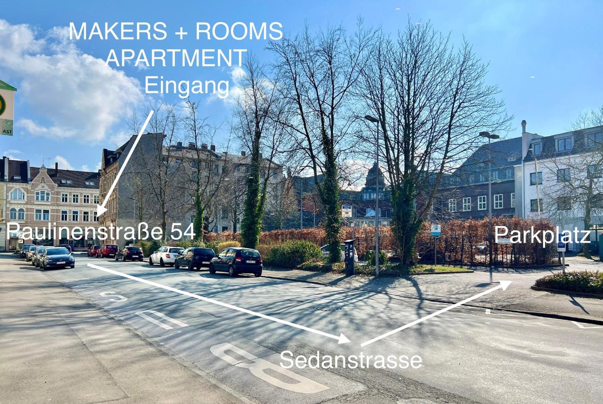 Makers And Rooms Apartment 01 Pauline 110Qm Parkplatz 1-4 Personen Detmold Zewnętrze zdjęcie